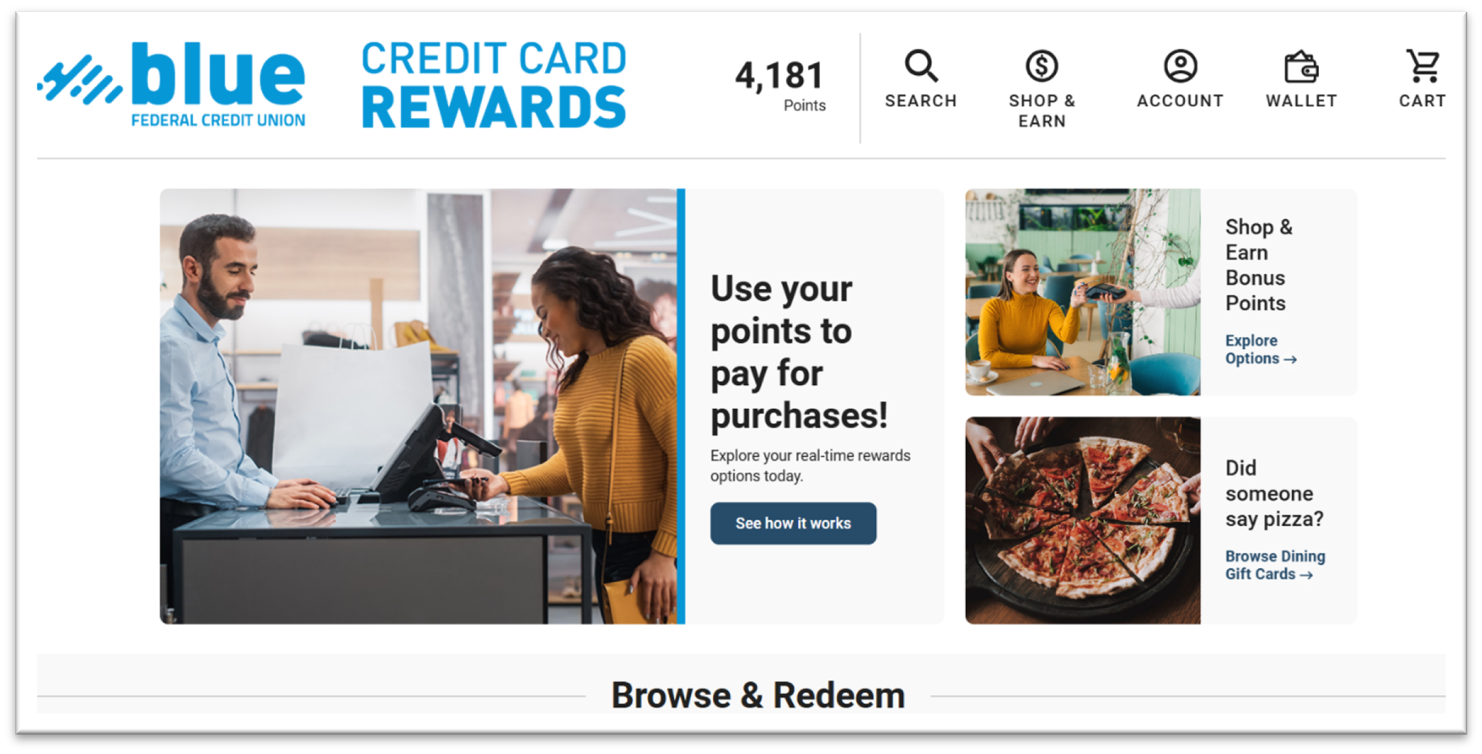 How do I access Credit Card Rewards on a browser? - Online Banking How ...
